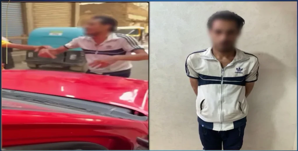 بالصور والفيديو.. الداخلية تكشف قيام سائق توك توك بقطع الطريق وتهديد أحد الأشخاص بالقليوبية