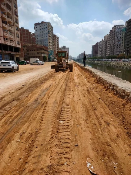 محافظ الغربية يتابع أعمال تطوير كورنيش محور محلة منوف بطنطا.. شريان عمراني ومروري جديد