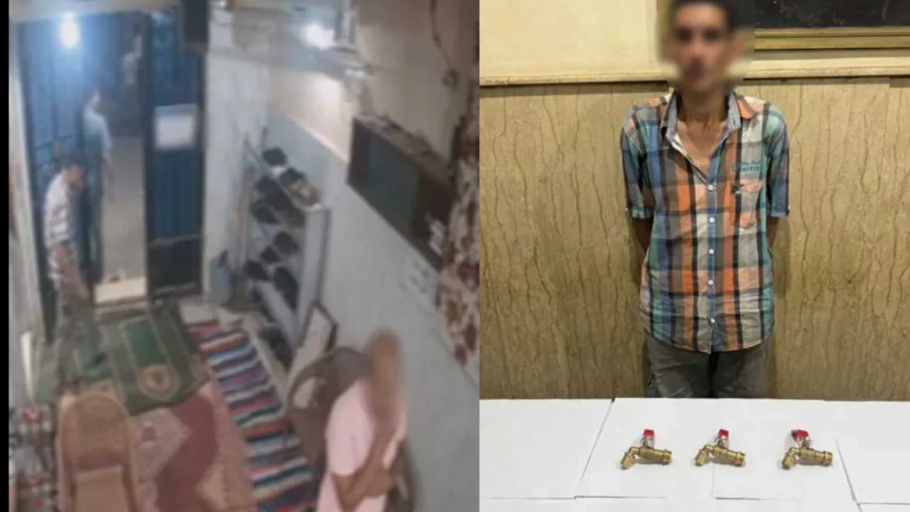 بالصور .. تفاصيل سقوط لص صنابير المياه من داخل أحد المساجد بالإسكندرية
