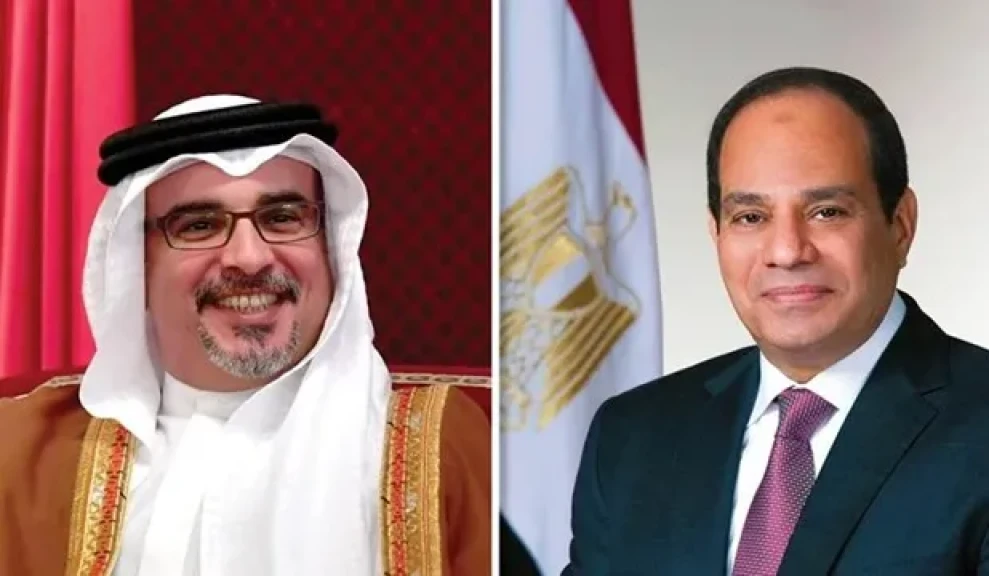الرئيس السيسي يستقبل ولي عهد مملكة البحرين اليوم بقصر الاتحادية