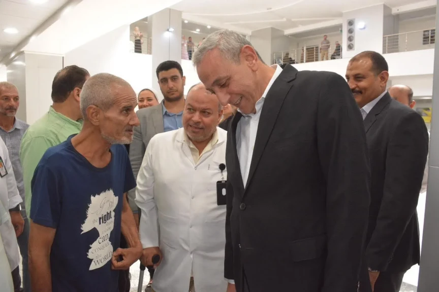 محافظ الغربية في جولة مفاجئة بمستشفى طنطا العام الجديد.. صرح طبي يليق بأهالي عروس الدلتا