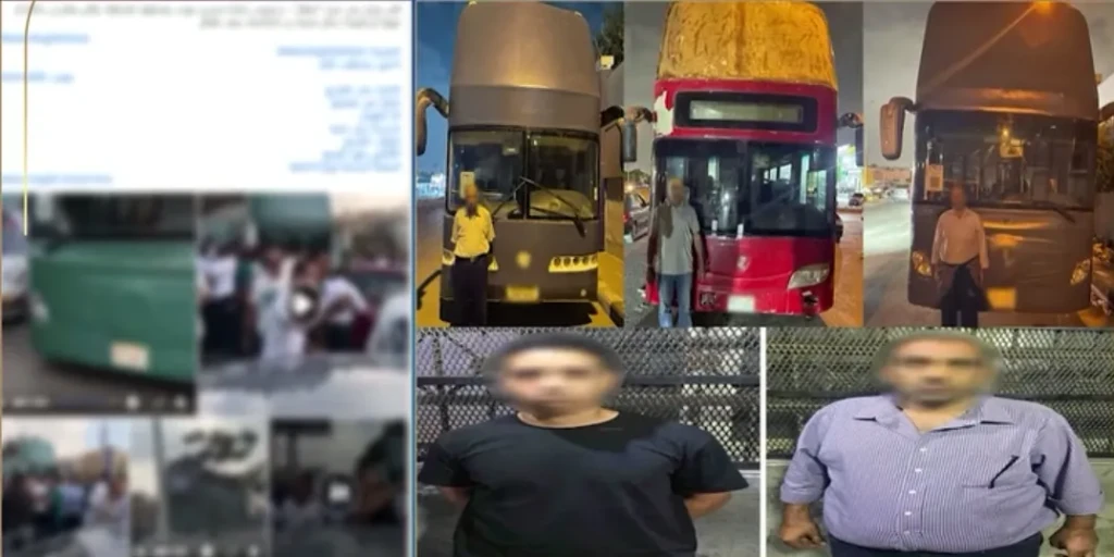 القبض على 3 سائقي حافلات المدارس تعمدوا السير ببطء وتعطيل حركة المرور بالتجمع