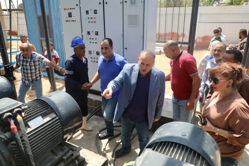 محافظ أسيوط يطلق تشغيل 3 بوسترات رفع مياه بمحطة البداري المرشحة لتغذية قرية النواورة والقرى المجاورة