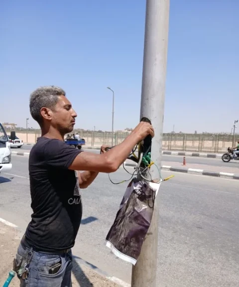 محافظ أسيوط: رفع كفاءة الإنارة بكوبري قناطر أسيوط الجديدة ضمن خطة تحسين الخدمات