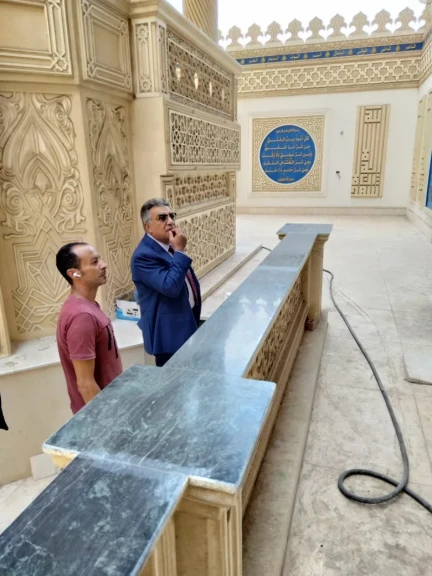 محافظ الدقهلية يتفقد أعمال تطوير ضريح الشيخ الشعراوي بميت غمر ويوجّه بسرعة الإنتهاء من الأعمال تمهيداً للافتتاح