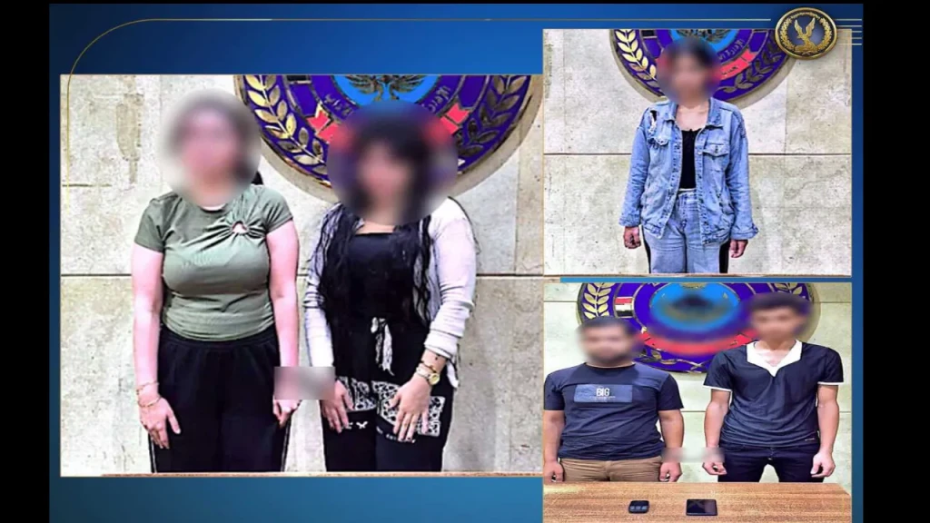 ضبط شخصين و3 سيدات بتهمة ممارسة الأعمال المنافية للآداب في القاهرة