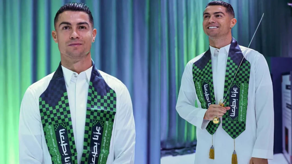 بالزي السعودي.. رونالدو يوجه نصيحة ورسالة تهنئة بمناسبة عيد المملكة