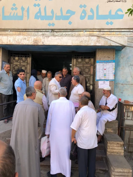 محافظ الدقهلية في زيارة مفاجئة لعيادة التأمين الصحي بجديلة