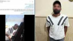 ضبط أحد الأشخاص لقيامه بالتعدى...