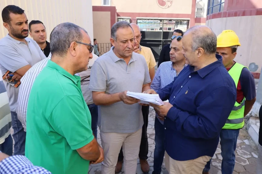 رئيس مياه الشرب والصرف بالغربية يتفقد اعمال محطات التشغيل بالمحلة