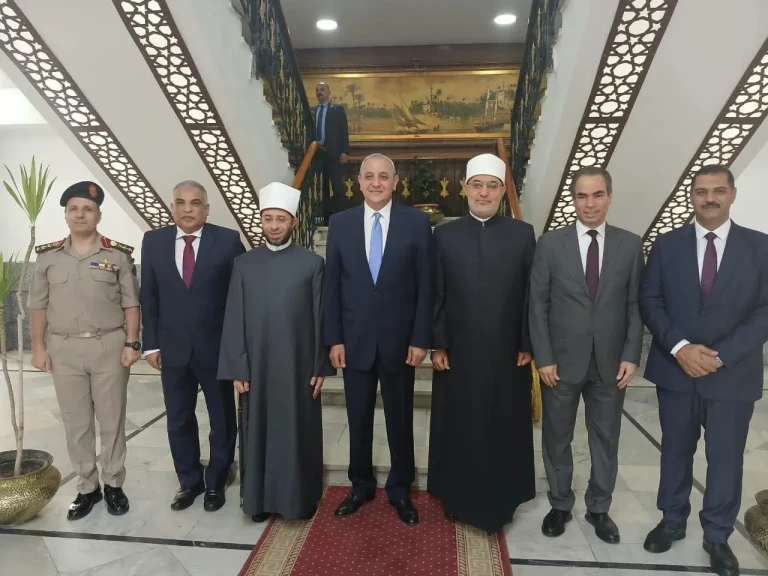 في مستهل زيارتهم لعروس الدلتا احتفالاً بالعيد القومي الـ 227.. محافظ الغربية يستقبل وزير الأوقاف والمفتي ورئيس الهيئة الوطنية للإعلام