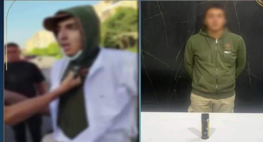 بالفيديو.. كشف ملابسات استيقاف الأهالى لأحد الأشخاص لقيامه برش اسبراى للدفاع عن النفس تجاه أحد المارة بالقاهرة