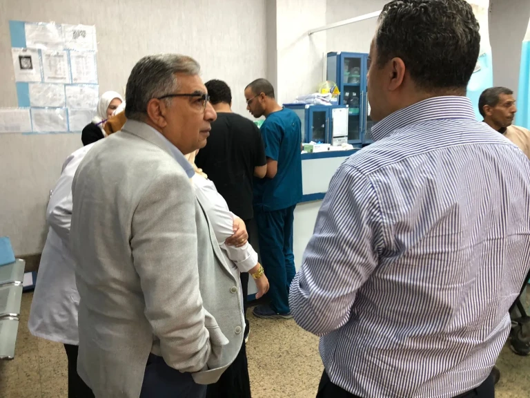 محافظ الدقهلية يتفقد المستشفى الدولي بالمنصورة ويؤكد: - سرعة تقديم الخدمة الطبية للمواطنين من المرضى والمترددين وسرعة تسكين الحالات الحرجة