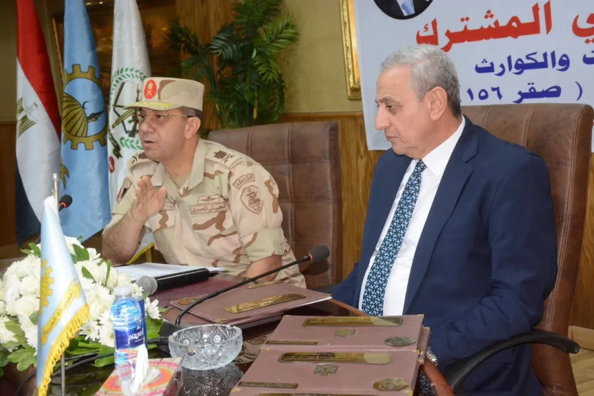 محافظ الغربية وقائد قوات الدفاع الشعبي والعسكري يشهدان التدريب العملي المشترك “صقر 156”.. وفرض موقف طارئ لاختبار جاهزية الأجهزة التنفيذية  للتعامل مع الأزمات
