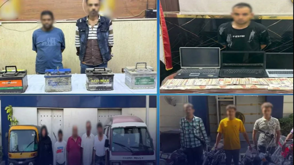 بالصور .. تعرف على جهود أجهزة مديرية أمن القاهرة فى ضبط وملاحقة اللصوص الخارجين على القانون