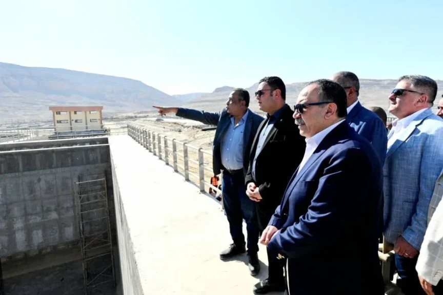 وزير الإسكان ومحافظ أسيوط يتفقدان مشروع صرف صحي قرى وتوسعات محطة المعالجة مركز أبوتيج