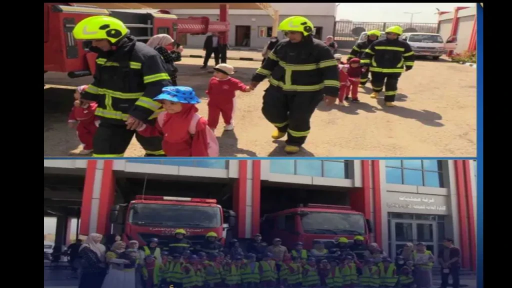 الإدارة العامة للحماية المدنية بمديرية أمن القاهرة تستقبل زيارة لعدد من الأطفال يحملون جنسية إحدى الدول