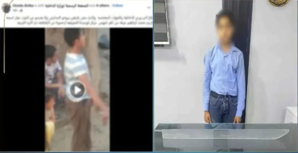 فيديو..كشف ملابسات تضرر أحد الأشخاص من قيام أحد الصبية بالتلويح بقطعة زجاجية بالمنوفية