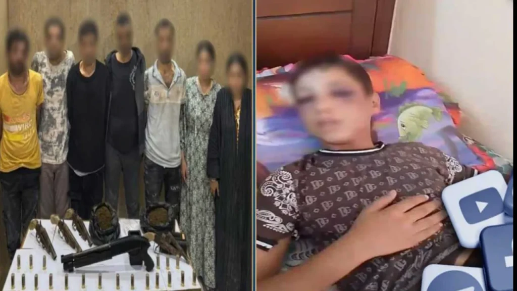 القبض على تشكيل عصابي تعدى على صغير بحلوان