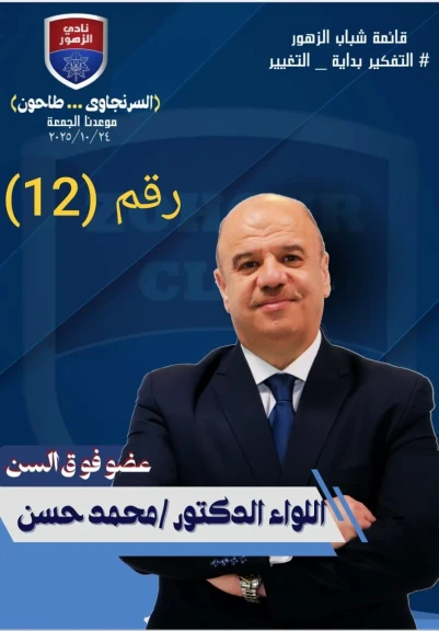 بالصور والتفاصيل .. اللواء محمد حسن مساعد وزير الداخلية الأسبق يخوض إنتخابات نادى الزهور الرياضى