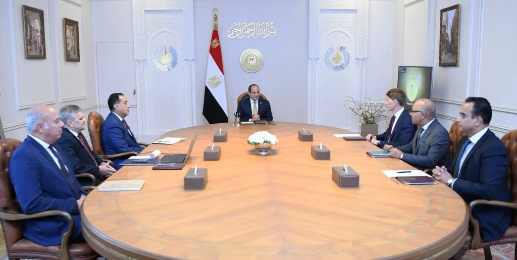 السيسي يُعرب عن تقدير مصر لجهود «ميرسك» في توسعات محطة حاويات شركة قناة السويس