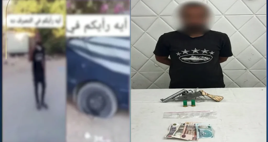 كشف ملابسات تضرر أحدى السيدات من شخص لقيامه بتفريغ الهواء من اطارات سيارتها بالقاهرة