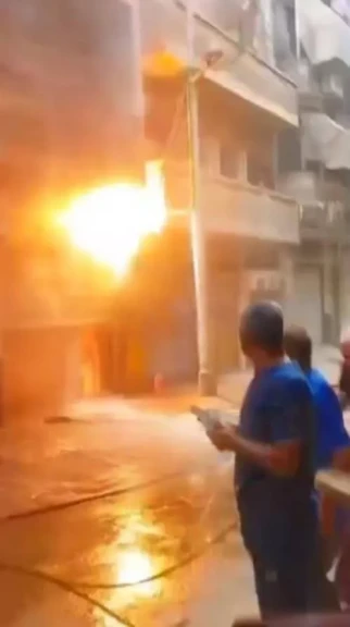 عاجل ..إخماد نيران حريق مصنع ملابس إثر ماس كهربائي بالمحلة دون اصابات وخسائر بشرية