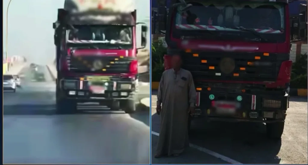 بالفيديو .. ضبط سائق سيارة نقل يسير عكس الإتجاه معرضاً حياته وحياة المواطنين للخطر
