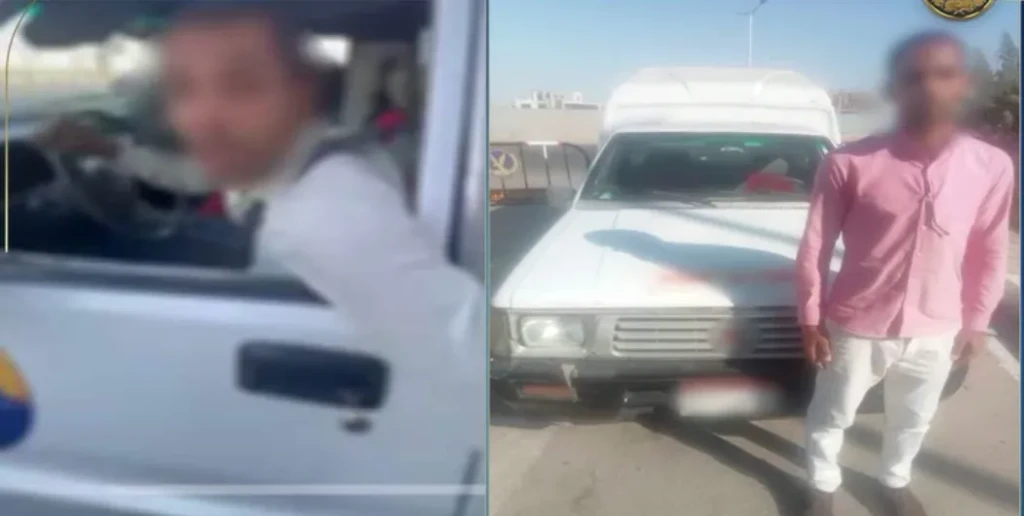 بالفيديو .. الأجهزة الأمنية تضبط سائق سيارة نقل يقود سيارته تحت تأثير مواد مخدرة