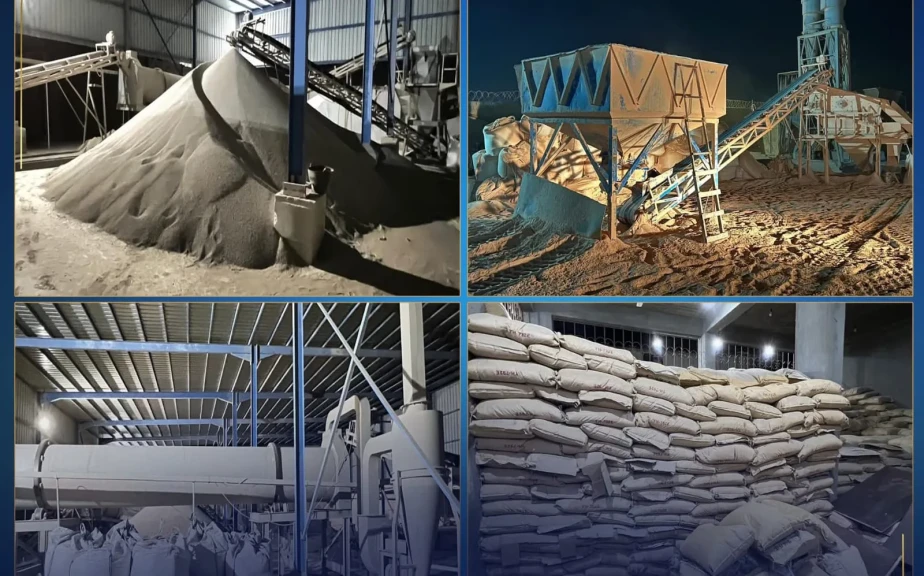 أجهزة الأمن تضبط شخص يدير مصنع لتصنيع وإنتاج الأسمدة الزراعية المغشوشة بإستخدام مواد خام مجهولة المصدر وطرحها بالأسواق