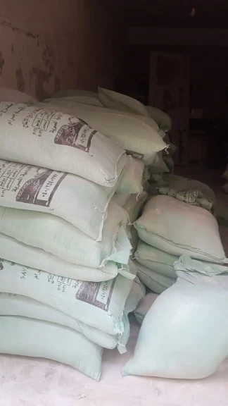 مصادرة 154 جوال دقيق مدعم جمعها متعهد نقل دقيق داخل مخزن بالغربية