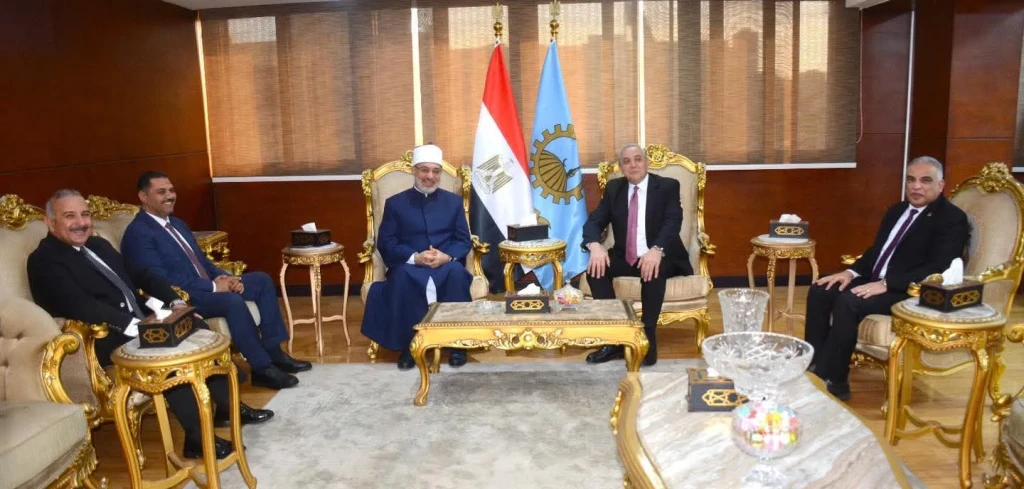 محافظ الغربيه ومفتي الجمهوريه