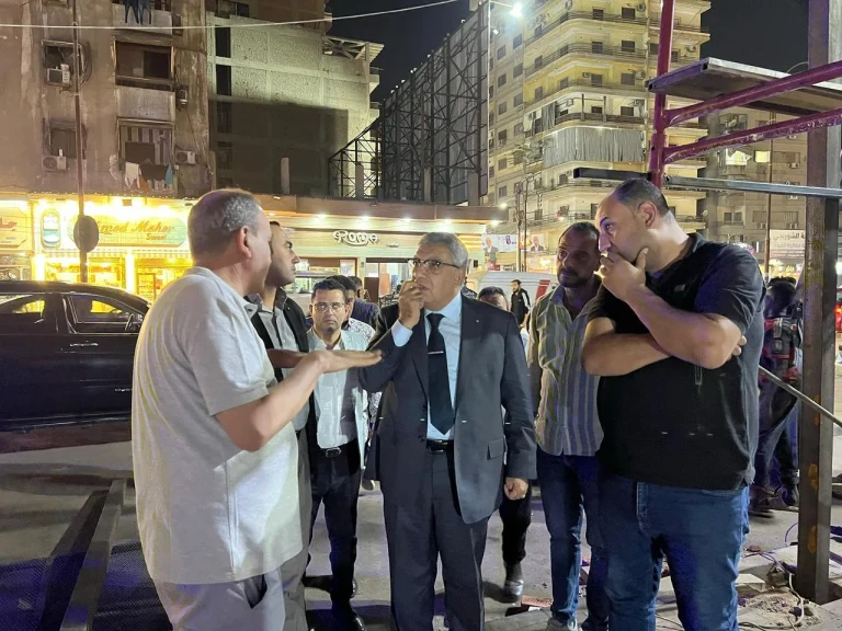 محافظ الدقهلية يتفقد أعمال إنشاء وتجهيز الفرع الثاني لسوق المحافظة الدائم بشارع عبدالسلام عارف بجوار قوات الأمن المركزي