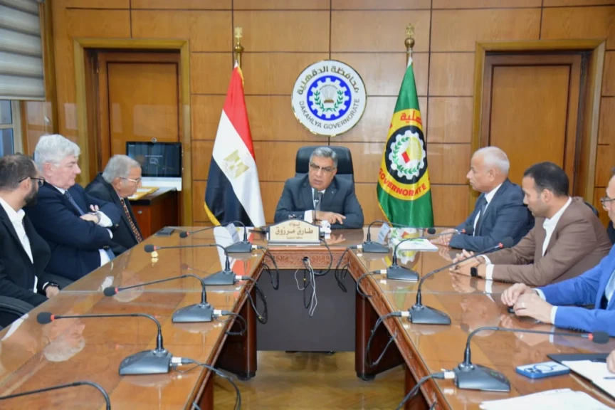 محافظ الدقهلية يشهد توقيع بروتوكول لتأهيل وتوسعة محطة معالجة الصرف الصحي في نبروه باستثمارات مليار وخمسين مليون جنيه