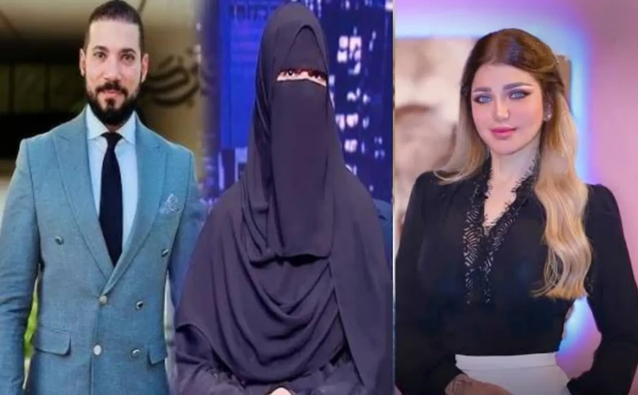 عبد الله رشدي وزوجته وياسمين الخطيب