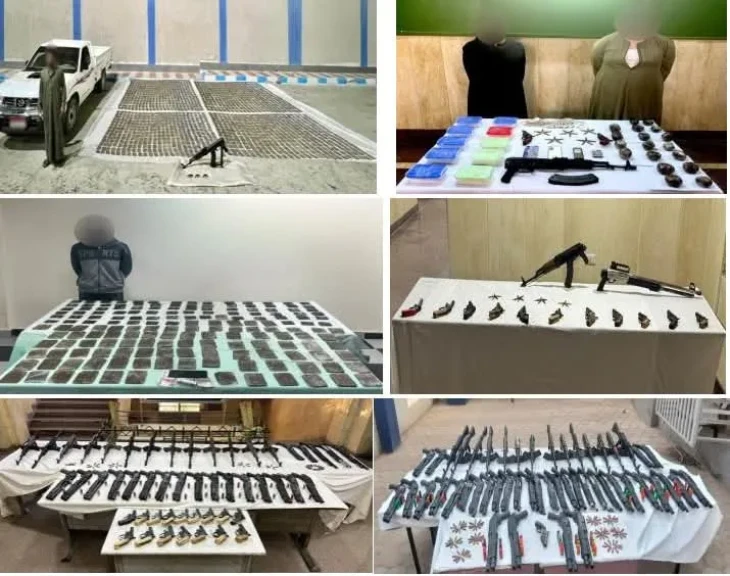 بالصور .. ضربات موجعة لتجار ومروجى المخدرات ومصرع 3 عناصر أجرامية فى تبادل لإطلاق النار مع أجهزة الأمن