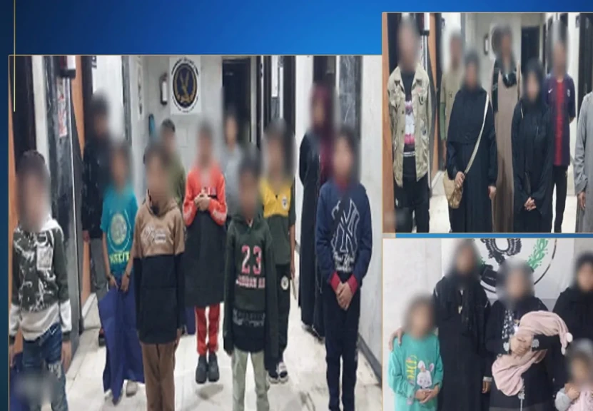 بالصور .. مباحث الأحداث تضبط 6 رجال و5 سيدات جنائية لقيامهم بإستغلال الأطفال الأحداث فى أعمال التسول بشوارع القاهرة
