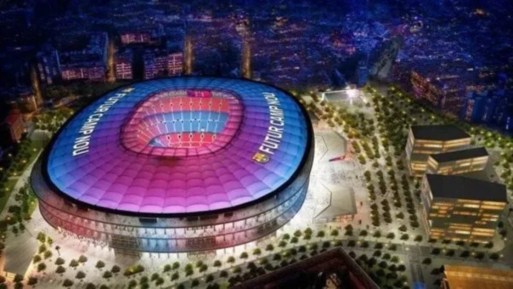 نادي برشلونة يحتفل بعودته  إلى ملعبه التاريخي سبوتيفاي كامب نو