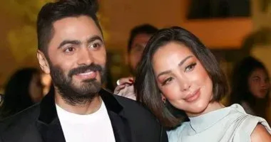 بسمة بوسيل تكشف عن تطورات الحالة الصحية لـ تامر حسني