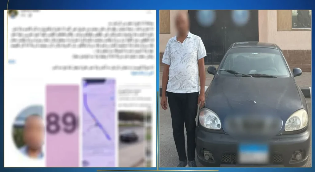 القبض على قائد سيارة تابعة لإحدى شركات النقل الذكى لقيامه بملاحقة طالبة والتعدى عليها بالسب لخلاف حول الأجرة وخط السير