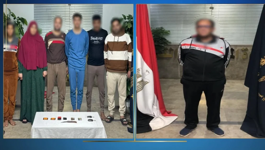 بالصور والتفاصيل .. أجهزة الأمن تضبط 7 أشخاص قاموا بإختطاف رجل بالتجمع الأول وطلبوا فدية مالية لإطلاق سراحه