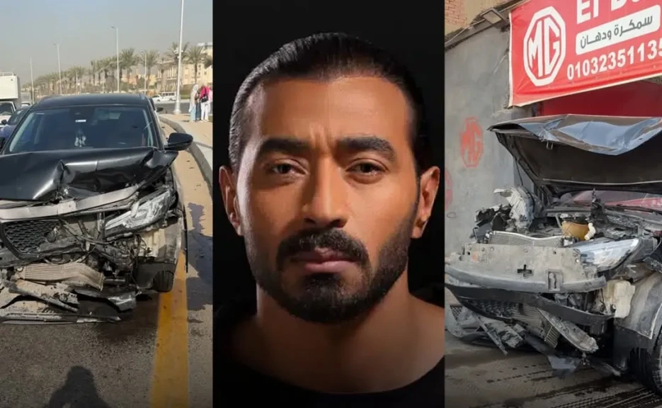 المطرب أحمد بتشان يتعرض لحادث سير