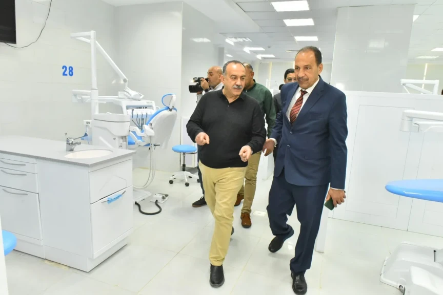 محافظ أسيوط يتفقد كليات جامعة سفنكس ويشيد بجودة الخدمات الطبية المقدمة للمواطنين