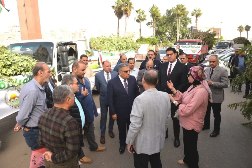 محافظ الدقهلية يشهد استلام 27 ألف شجرة ضمن المرحلة الرابعة للمبادرة الرئاسية ”100 مليون شجرة”