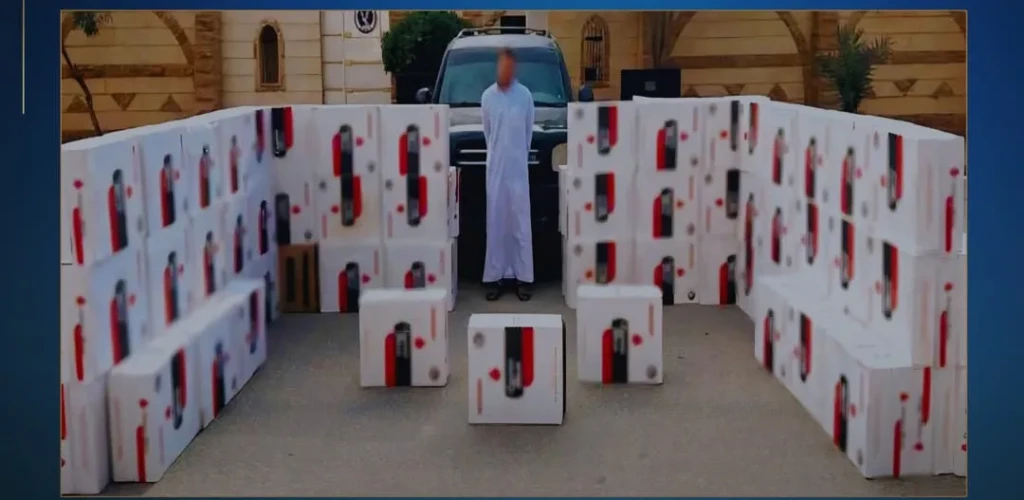 القبض على شخص بحوزته 46.5 الف عبوة سجائر  مهربة ومجهولة المصدر