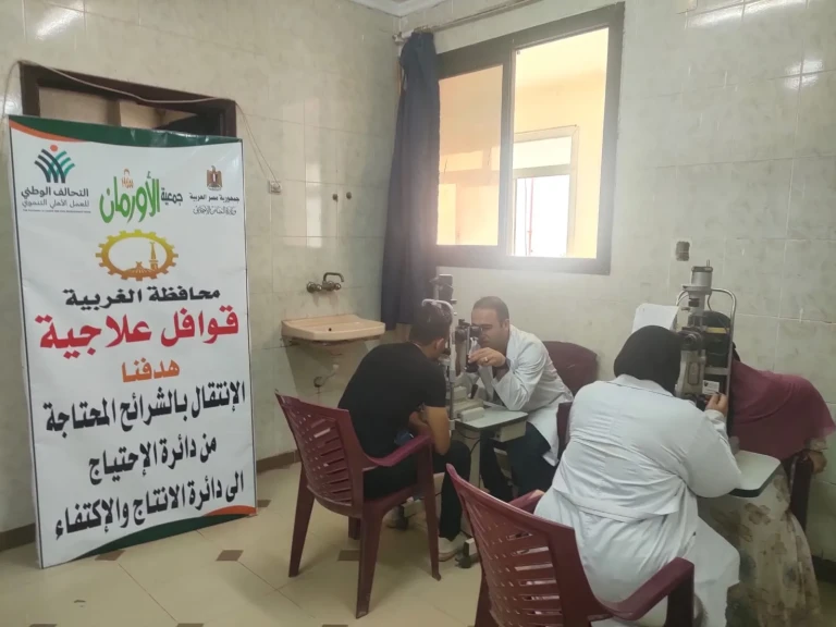 بالصور.. قافلتين طبيتين لعلاج المرضى الأولى بالرعاية خلال شهر نوفمبر بمحافظة الغربية