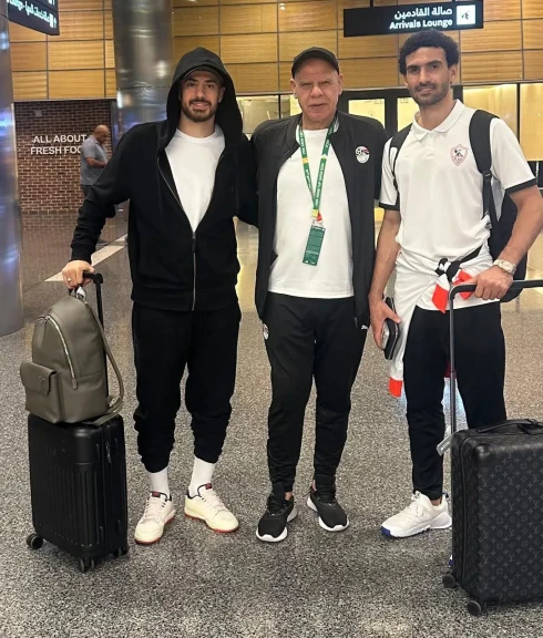 إنضمام عواد والونش لاعبى الزمالك لمعسكر منتخب مصر المشارك في بطولة كأس العرب بالدوحة