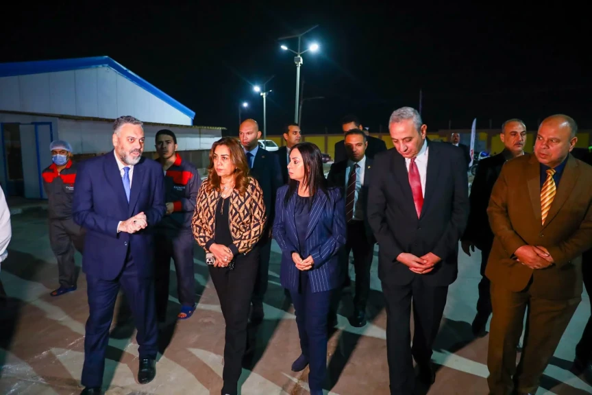 وزيرتا التنمية المحلية والتضامن الاجتماعي ومحافظ الغربية يتفقدون محطة طنطا لإنتاج البيض بعد تشغيلها بالشراكة مع القطاع الخاص