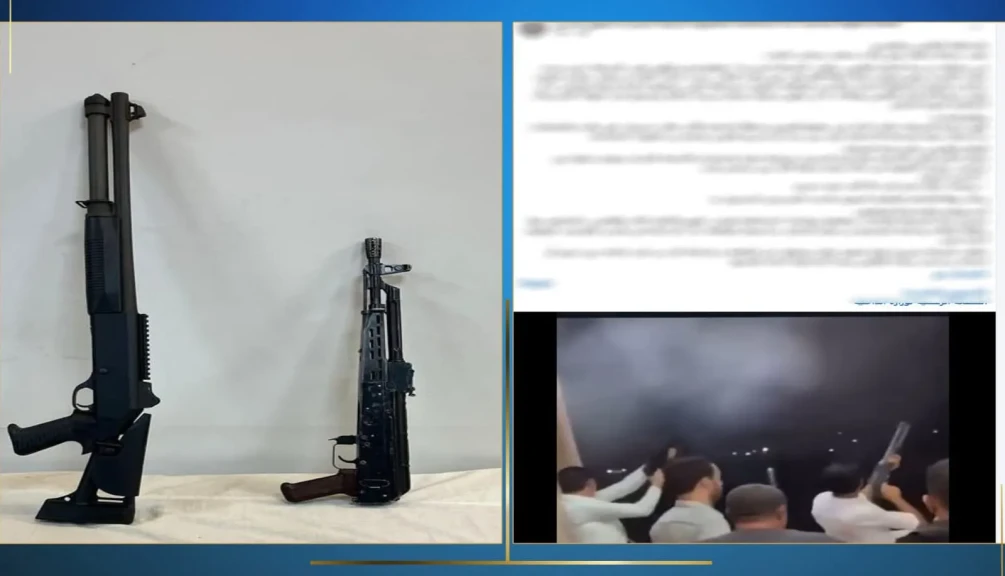 الداخلية تتخذ الإجراءات القانونية حيال شخصين أحدهما ضابط شرطة لقيامهما بإطلاق أعيرة نارية فى الهواء إحتفالاً بفوز أحد أعضاء مجلس النواب بالمنيا