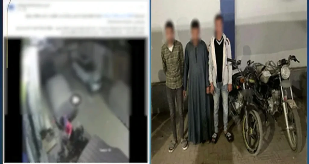 بالصورة .. سقوط عصابة سرقة الدراجات النارية بسوهاج